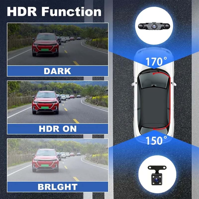 🎁🎁LAST DAY 48% OFF🔥Full View Car Dashcam System