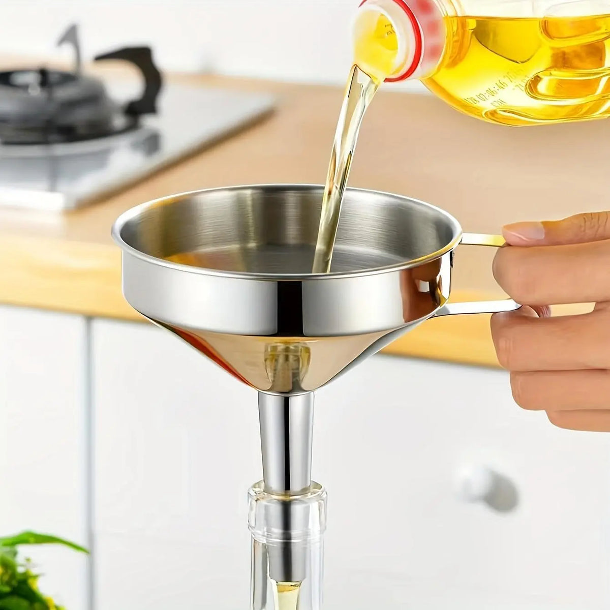🔥Stainless Steel Kitchen Funnel