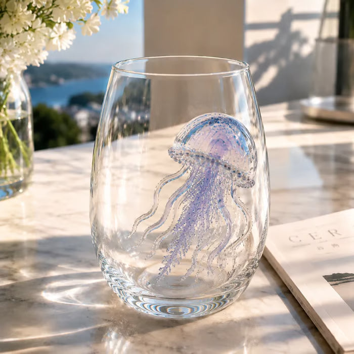 🔥Last Day 50% OFF-🌊Artisanal Blue Ringed Octopus Glassware
