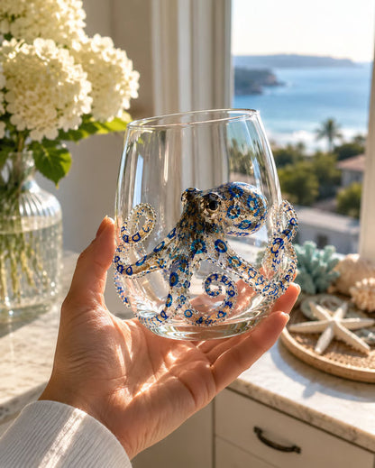 🔥Last Day 50% OFF-🌊Artisanal Blue Ringed Octopus Glassware