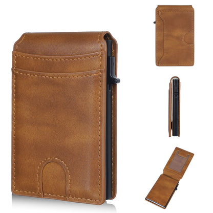 ⚡New RFID Blocking Minimalist Pop-Up Wallet | One-Second Card Eject Design & Ultra Slim Pocket Wallet