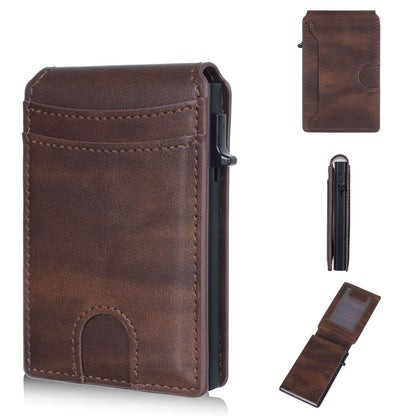 ⚡New RFID Blocking Minimalist Pop-Up Wallet | One-Second Card Eject Design & Ultra Slim Pocket Wallet