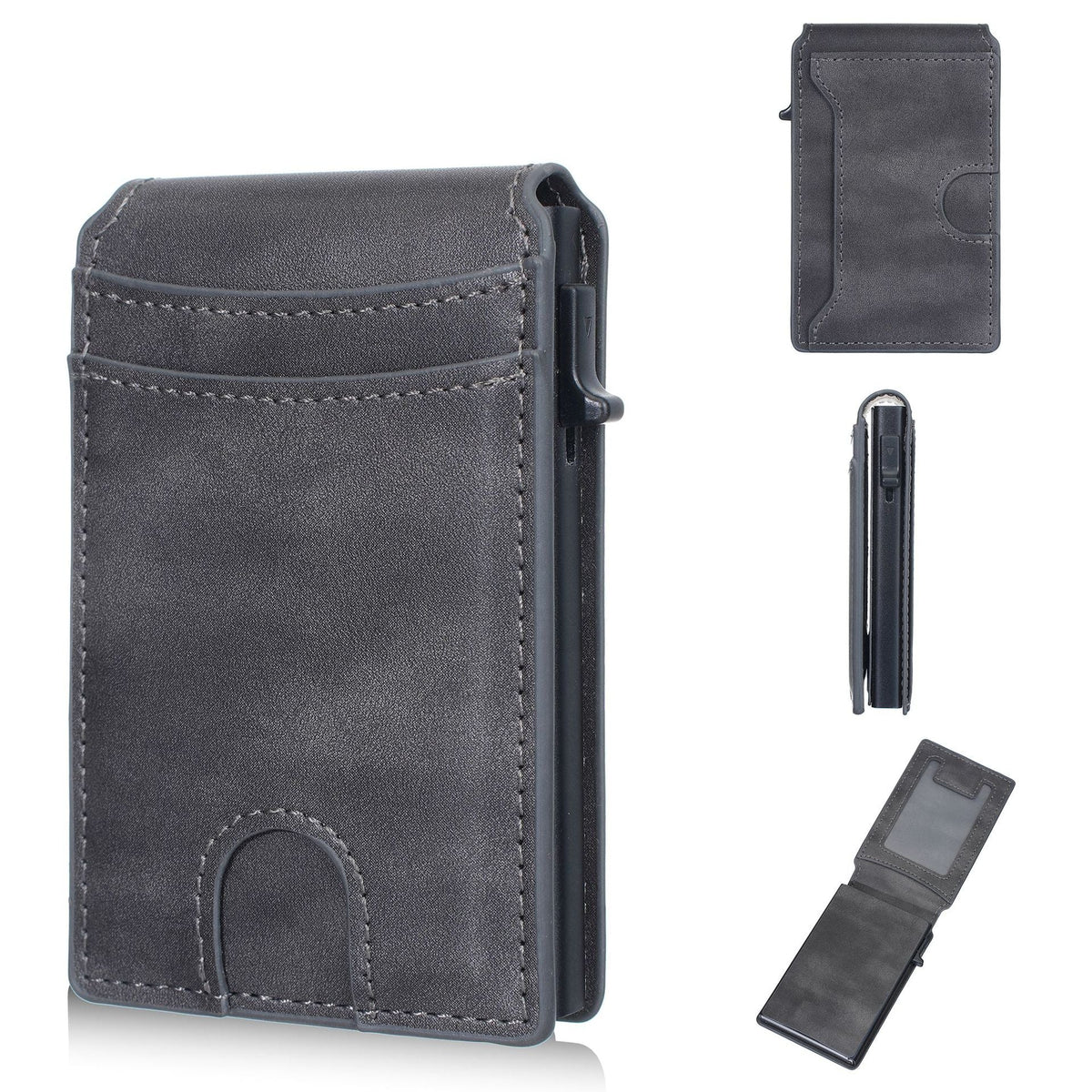 ⚡New RFID Blocking Minimalist Pop-Up Wallet | One-Second Card Eject Design & Ultra Slim Pocket Wallet