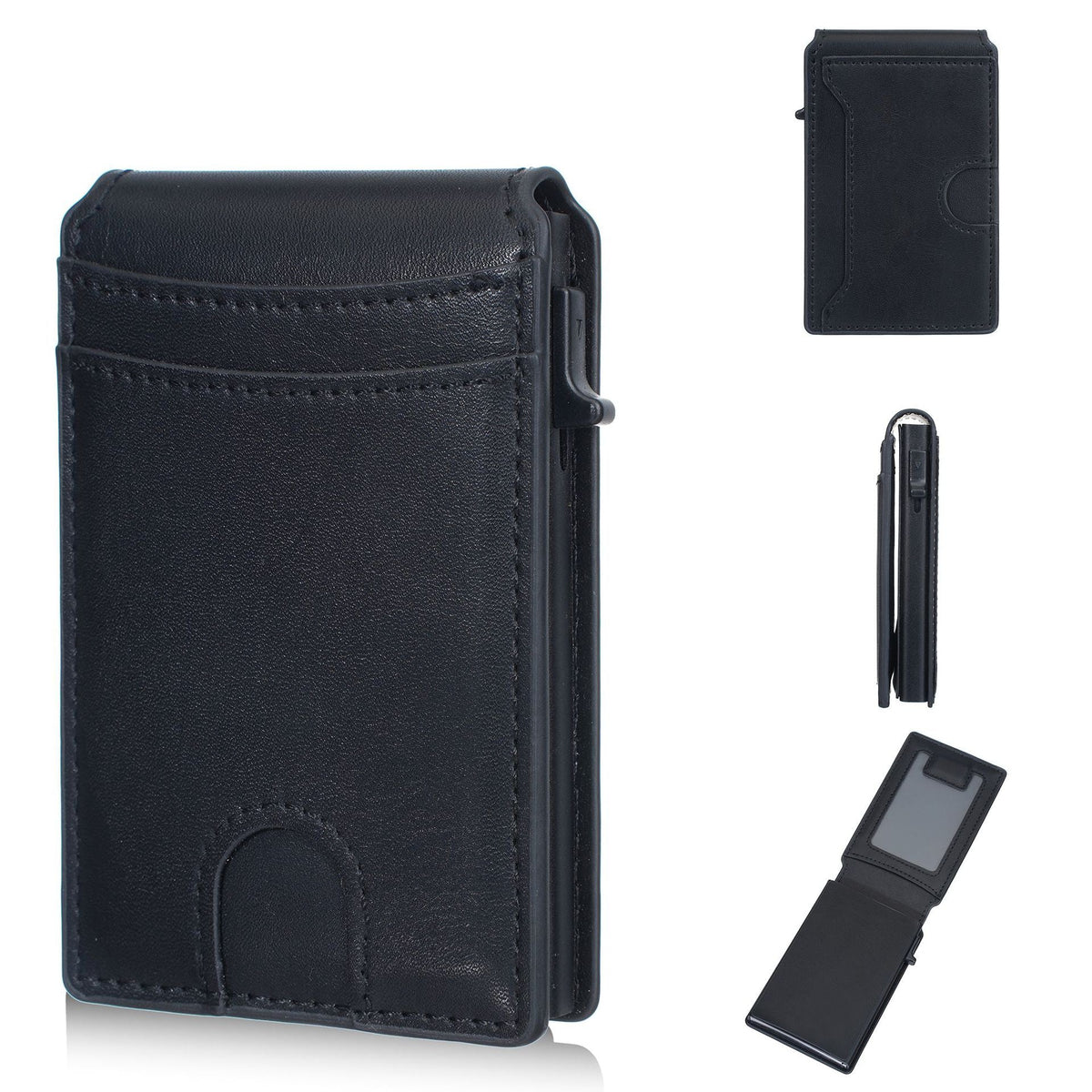 ⚡New RFID Blocking Minimalist Pop-Up Wallet | One-Second Card Eject Design & Ultra Slim Pocket Wallet