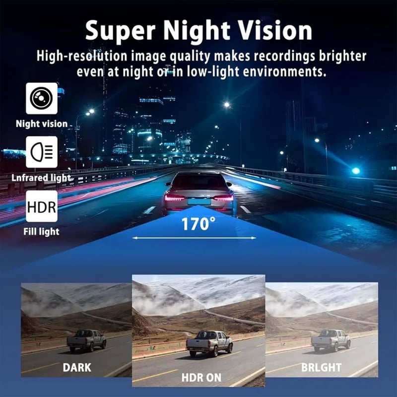 🎁🎁LAST DAY 48% OFF🔥Full View Car Dashcam System