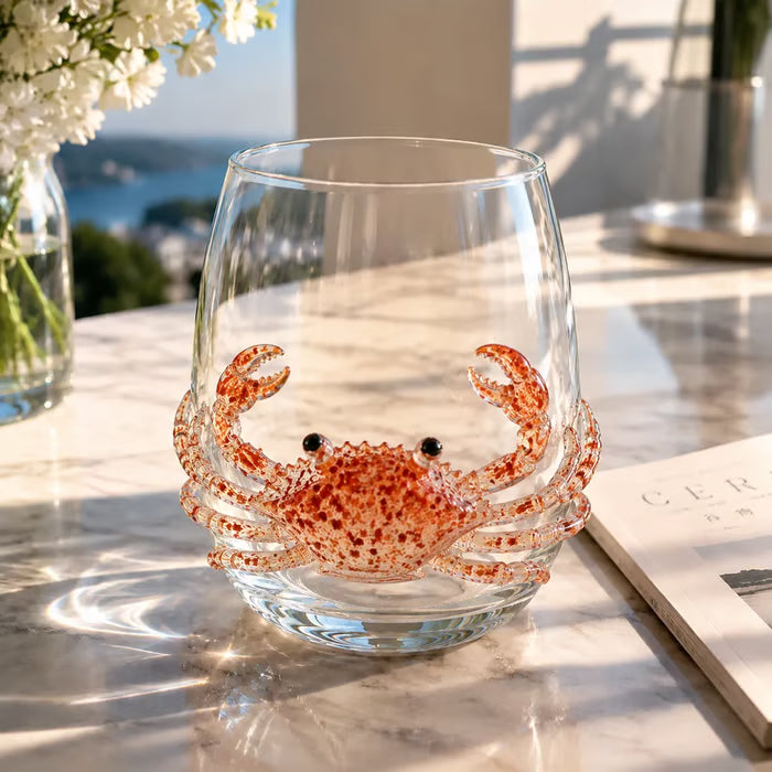 🔥Last Day 50% OFF-🌊Artisanal Blue Ringed Octopus Glassware