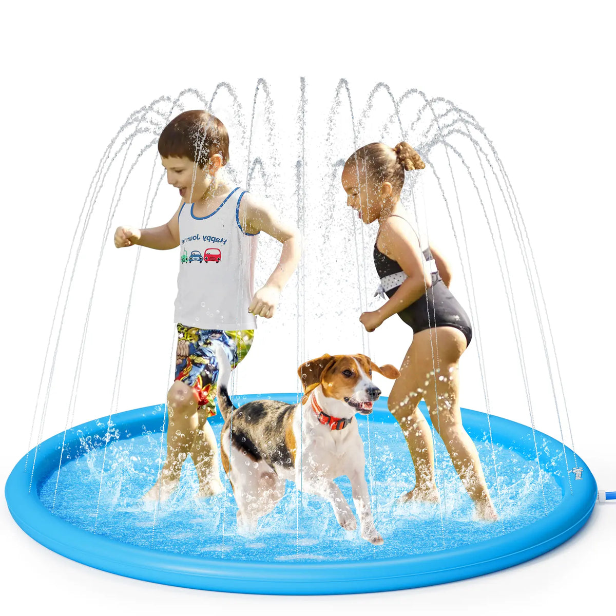 🐶 Splash Mat – Anti-Slip Water Play for Dogs & Kids, Summer Fun 💦