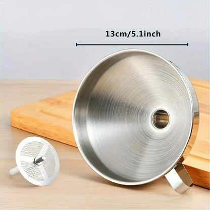 🔥Stainless Steel Kitchen Funnel